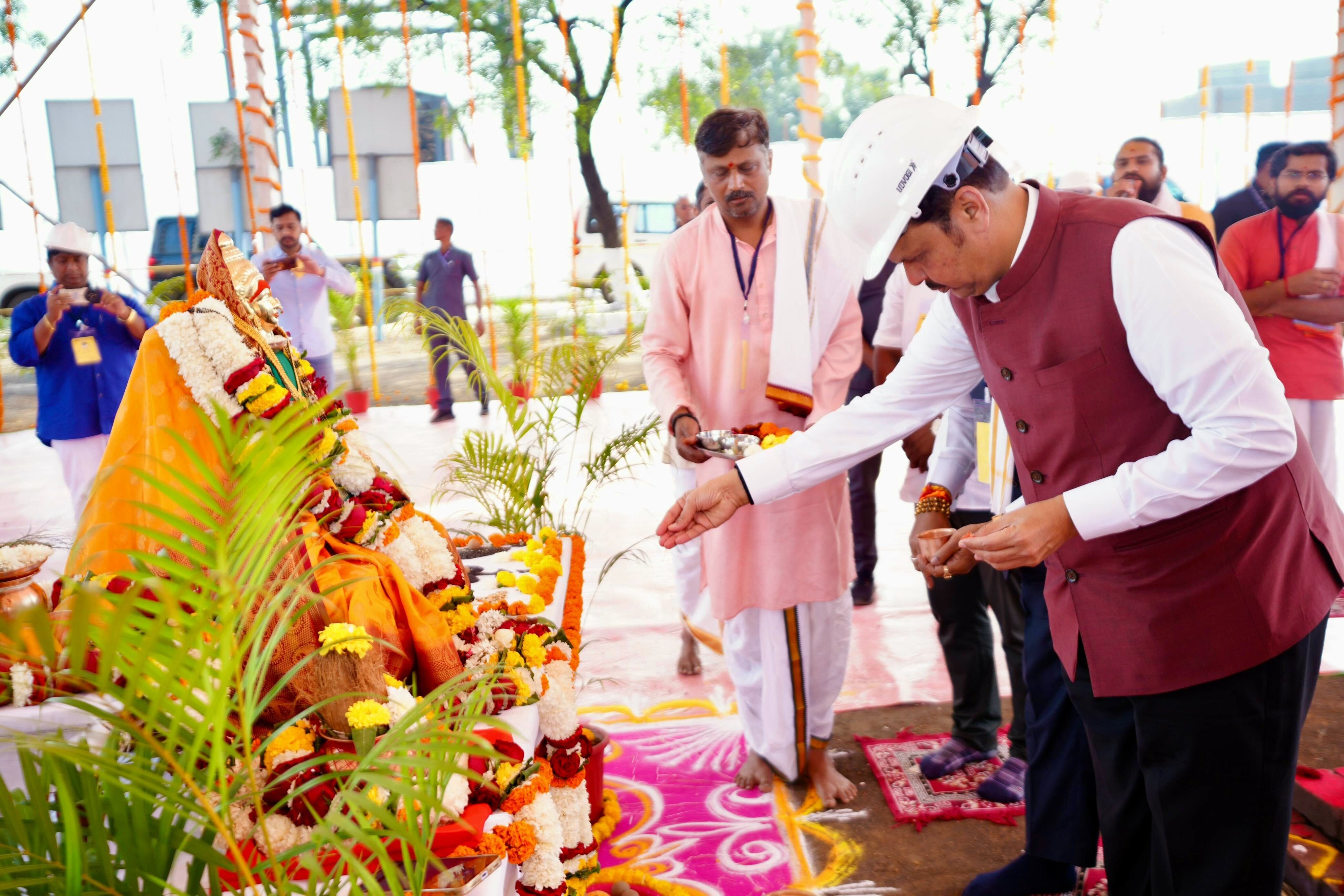 Person performing a ceremony